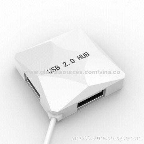 AU Stock 4-port Compact USB Hub, Expansion Splitter, Supports Plug-and-play Function